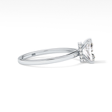 Radiant Hidden Halo Lab Grown Diamond Engagement Ring