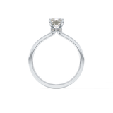 Radiant Hidden Halo Lab Grown Diamond Engagement Ring