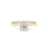 Princess Hidden Halo Lab Grown Diamond Engagement Ring