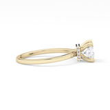 Princess Hidden Halo Lab Grown Diamond Engagement Ring