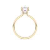 Princess Hidden Halo Lab Grown Diamond Engagement Ring