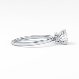 Princess Hidden Halo Lab Grown Diamond Engagement Ring