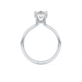 Princess Hidden Halo Lab Grown Diamond Engagement Ring