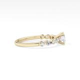 Cushion Pave Lab Grown Diamond Engagement Ring