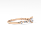 Cushion Pave Lab Grown Diamond Engagement Ring