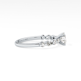 Cushion Pave Lab Grown Diamond Engagement Ring