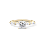 Princess Pave Lab Grown Diamond Engagement Ring
