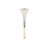 Princess Pave Lab Grown Diamond Engagement Ring
