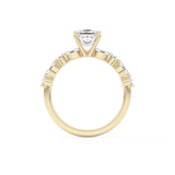 Princess Pave Lab Grown Diamond Engagement Ring