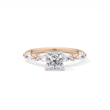 Princess Pave Lab Grown Diamond Engagement Ring