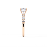 Princess Pave Lab Grown Diamond Engagement Ring