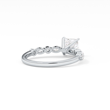 Princess Pave Lab Grown Diamond Engagement Ring