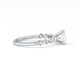 Princess Pave Lab Grown Diamond Engagement Ring