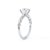 Princess Pave Lab Grown Diamond Engagement Ring