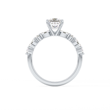 Princess Pave Lab Grown Diamond Engagement Ring