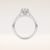 1.03 CT Round Shaped Solitaire Moissanite Engagement Ring