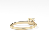 Cushion Solitaire Cathedral  Lab Grown Diamond Engagement Ring