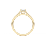Cushion Solitaire Cathedral  Lab Grown Diamond Engagement Ring