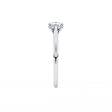 Cushion Solitaire Cathedral  Lab Grown Diamond Engagement Ring