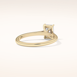 1.21 CT Radiant Shaped Solitaire Moissanite Engagement Ring