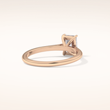 1.21 CT Radiant Shaped Solitaire Moissanite Engagement Ring