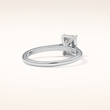 1.21 CT Radiant Shaped Solitaire Moissanite Engagement Ring