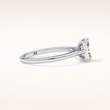 1.21 CT Radiant Shaped Solitaire Moissanite Engagement Ring