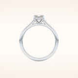 1.21 CT Radiant Shaped Solitaire Moissanite Engagement Ring