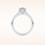1.04 CT Princess Shaped Solitaire Moissanite Engagement Ring