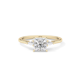 Princess Three Stone Lab Grown Diamond Engagement Ring