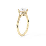 Princess Three Stone Lab Grown Diamond Engagement Ring