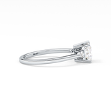 Princess Three Stone Lab Grown Diamond Engagement Ring