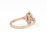 Marquise Three Stone Lab Grown Diamond Engagement Ring