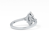 Marquise Three Stone Lab Grown Diamond Engagement Ring