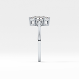 Marquise Three Stone Lab Grown Diamond Engagement Ring