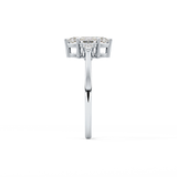 Marquise Three Stone Lab Grown Diamond Engagement Ring