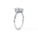 Marquise Three Stone Lab Grown Diamond Engagement Ring