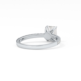Emerald Pave Lab Grown Diamond Engagement Ring