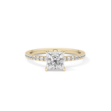 Princess Pave Lab Grown Diamond Engagement Ring