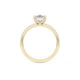 Princess Pave Lab Grown Diamond Engagement Ring