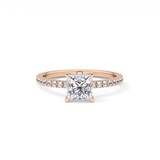 Princess Pave Lab Grown Diamond Engagement Ring