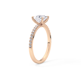 Princess Pave Lab Grown Diamond Engagement Ring