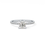 Princess Pave Lab Grown Diamond Engagement Ring