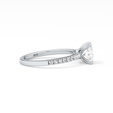 Princess Pave Lab Grown Diamond Engagement Ring