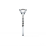 Princess Pave Lab Grown Diamond Engagement Ring