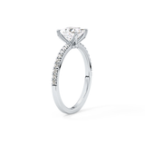 Princess Pave Lab Grown Diamond Engagement Ring