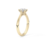 Round Solitaire Lab Grown Diamond Engagement Ring