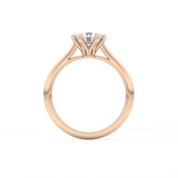 Round Solitaire Lab Grown Diamond Engagement Ring