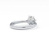 Round Solitaire Lab Grown Diamond Engagement Ring