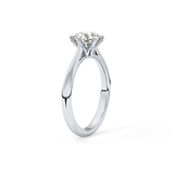 Round Solitaire Lab Grown Diamond Engagement Ring